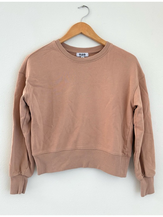 525 America Tops - 525 America Cropped Crewneck Sweatshirt 100% Cotton (S)